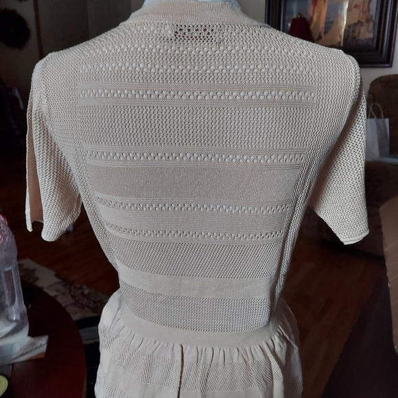 Ladies open weave knit top - Picture 4 of 5